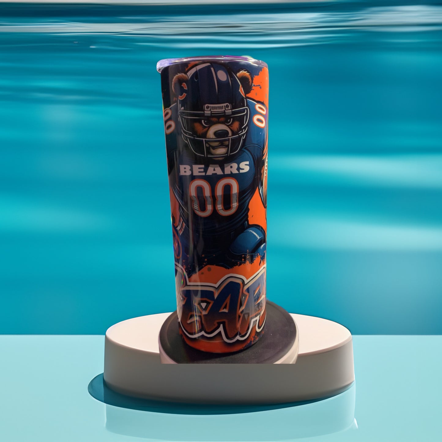 Football tumbler (custom)