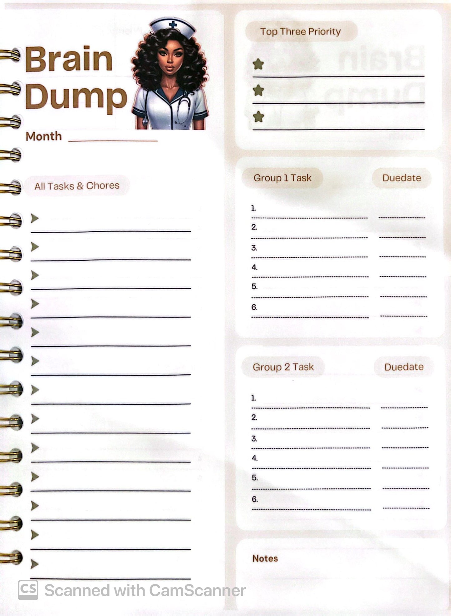 Nursing Reminder Logbook