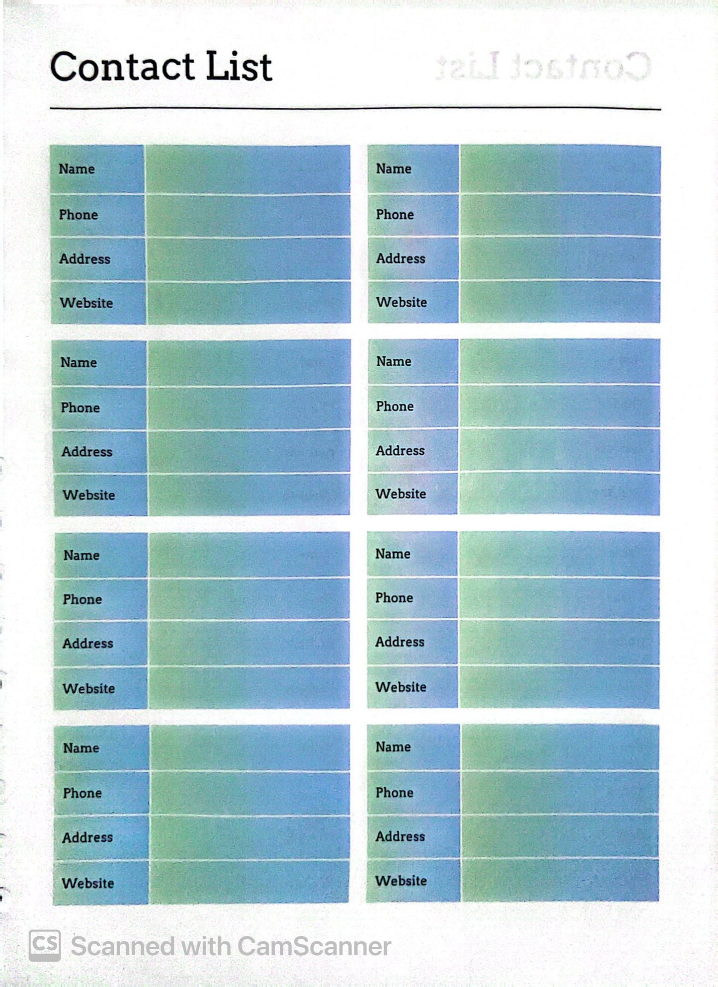 Business planer