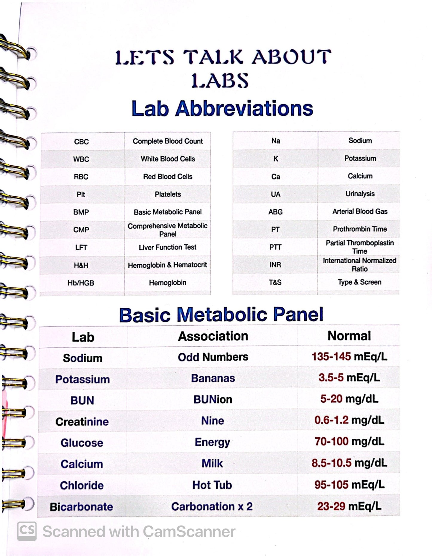 Nursing Reminder Logbook